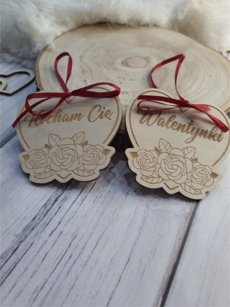Zawieszka SERCE personalizowane 2 MegaPrezencik.pl