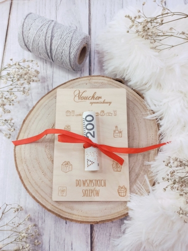 Voucher Upominkowy do każdego sklepu ze sklejki