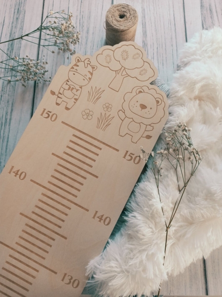 Miarka ścienna Zwierzaki 1 MegaPrezencik.pl