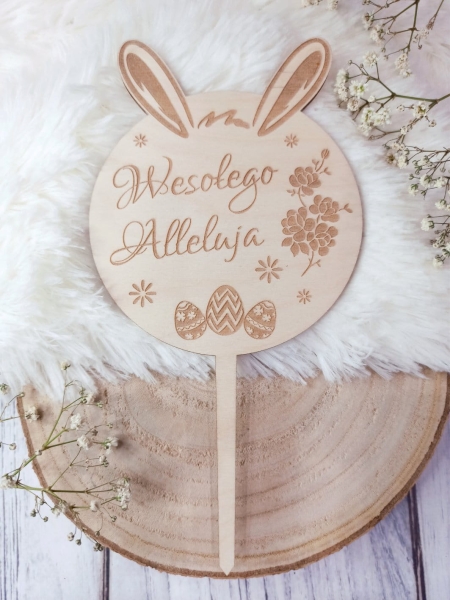 Topper na tort WESOŁEGO ALLELUJA 1 MegaPrezencik.pl