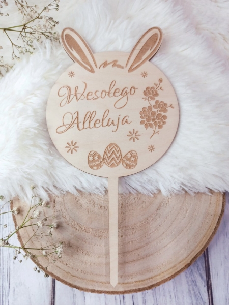 Topper na tort WESOŁEGO ALLELUJA 3 MegaPrezencik.pl