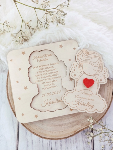 Podziękowanie dla chrzestnych ANIOŁEK 2 MegaPrezencik.pl