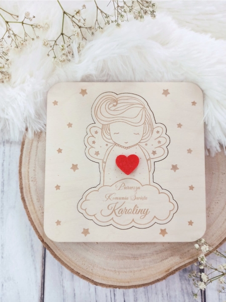 Podziękowanie dla chrzestnych ANIOŁEK 4 MegaPrezencik.pl