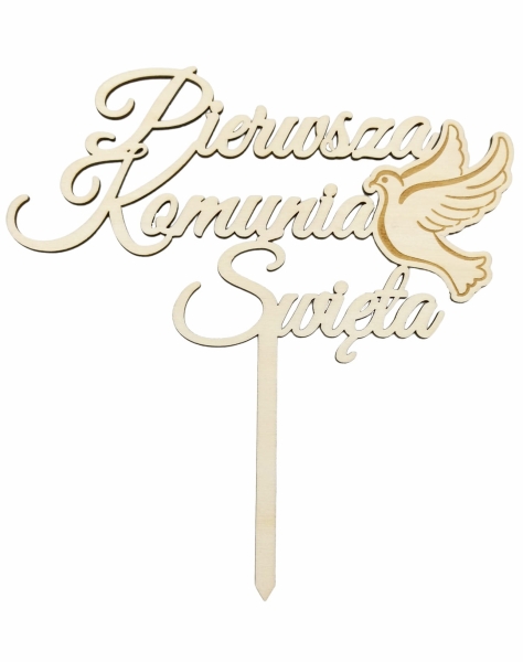 Topper na Komunię projekt allegro MegaPrezencik.pl