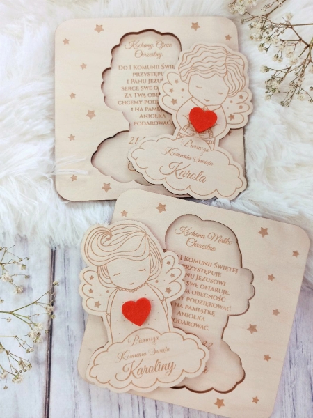 Podziękowanie dla chrzestnych ANIOŁEK 1 MegaPrezencik.pl