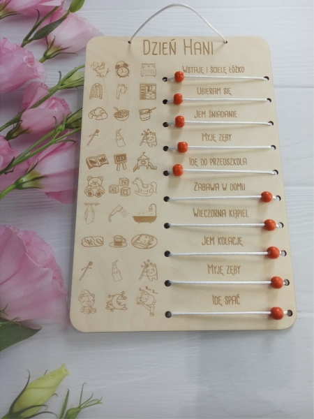 Plan dnia Przedszkolaka 2 MegaPrezencik.pl