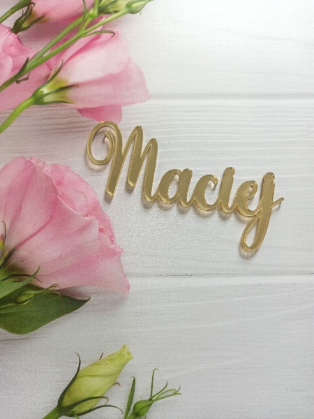 Napis z pleski 2 MegaPrezencik.pl