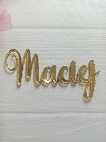 Napis z pleski 3 MegaPrezencik.pl