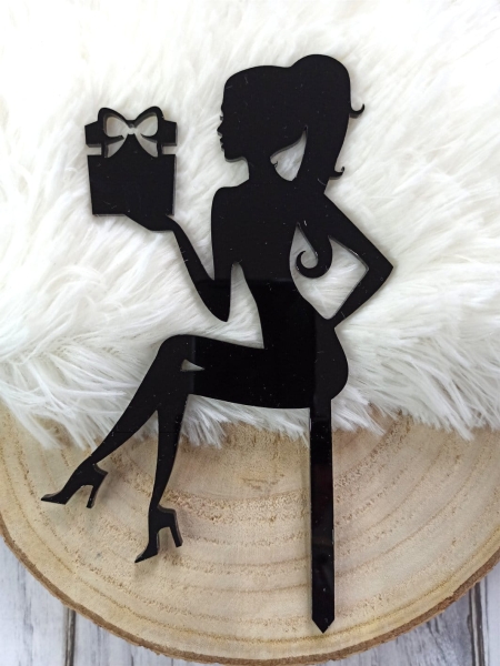 Topper na tort LADY 3 MegaPrezencik.pl