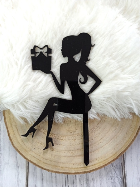 Topper na tort LADY 4 MegaPrezencik.pl