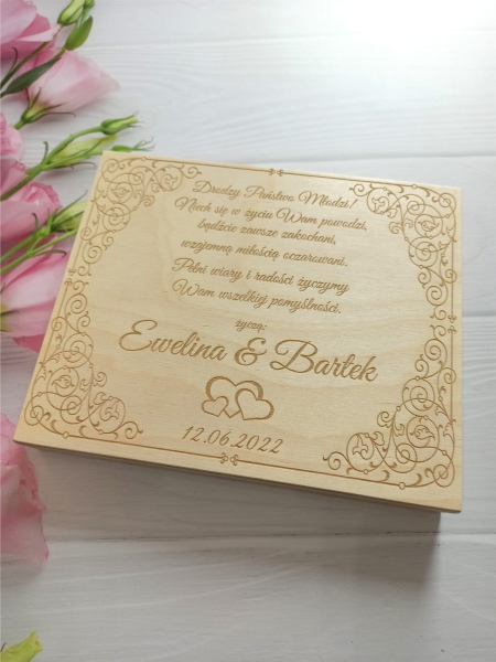 Pudełko na prezent Ślubny 1 MegaPrezencik.pl