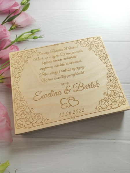 Pudełko na prezent Ślubny 3 MegaPrezencik.pl