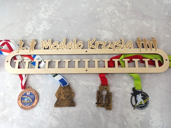 Wieszak Na medale biegacza 2 MegaPrezencik.pl