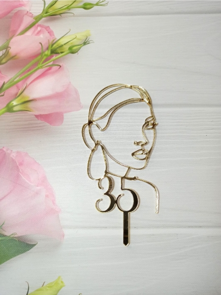 Topper na tort linearny 4 MegaPrezencik.pl