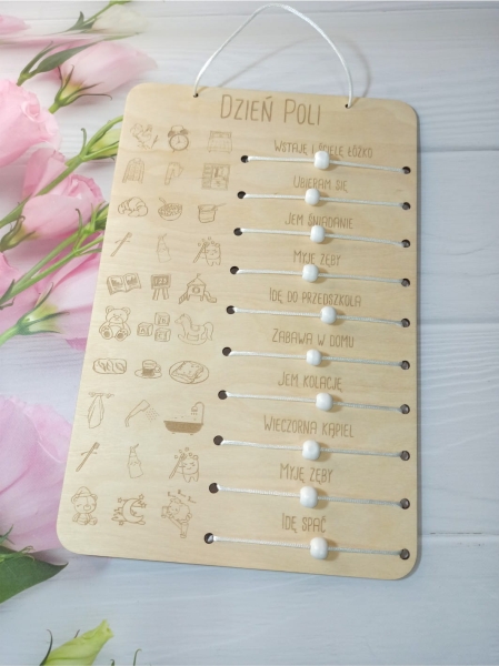 Plan dnia Przedszkolaka 5 MegaPrezencik.pl