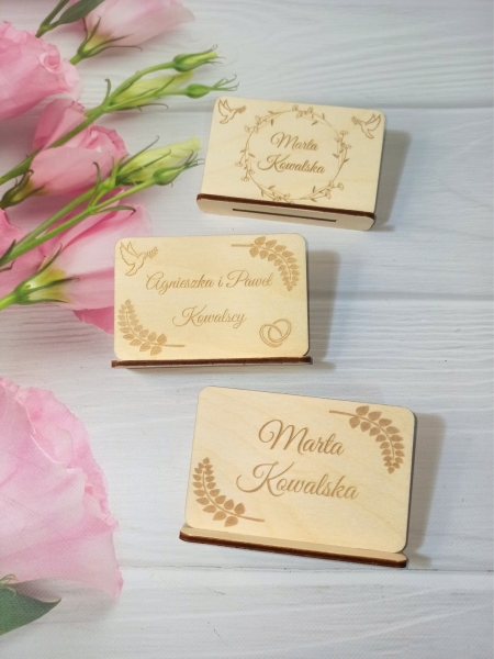 Winietki drewniane dla gości 4 MegaPrezencik.pl