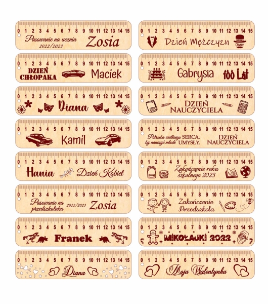 linijki personalizowane na każdą okazję MegaPrezencik.pl