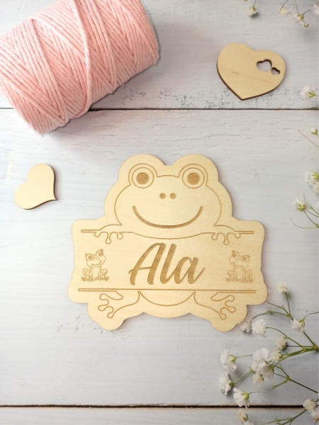 Tabliczki z imieniem ze sklejki MegaPrezencik.pl