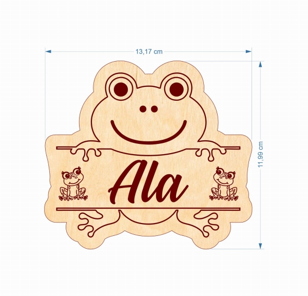 Tabliczki z imieniem ze sklejki MegaPrezencik.pl