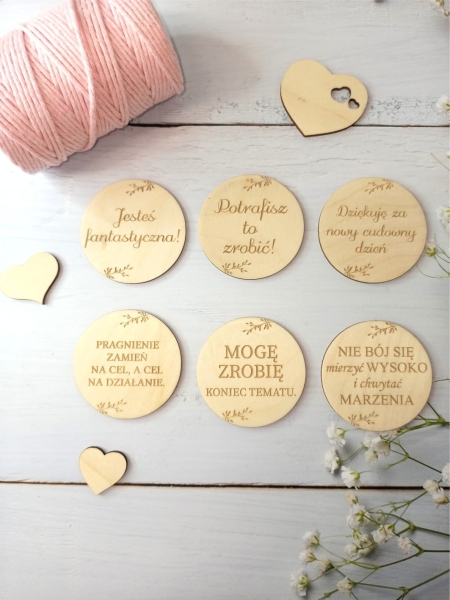 Tabliczki motywacyjne ze sklejki 3 MegaPrezencik.pl