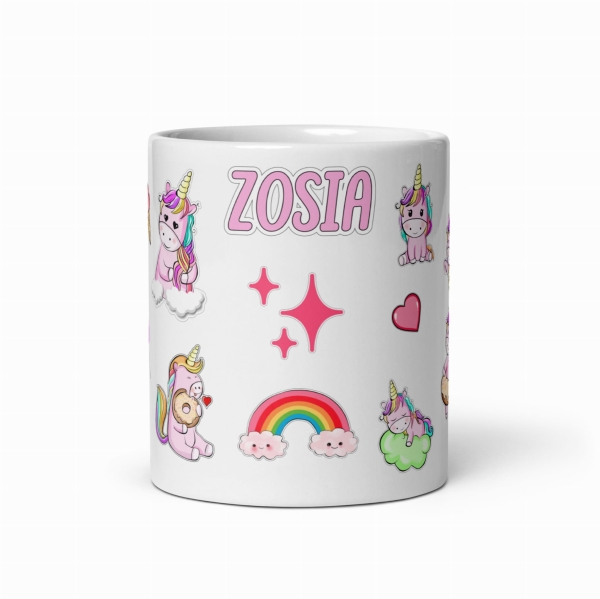 Kubek ceramiczny Jednorożec (Unicorn) Personalizowany MegaPrezencik