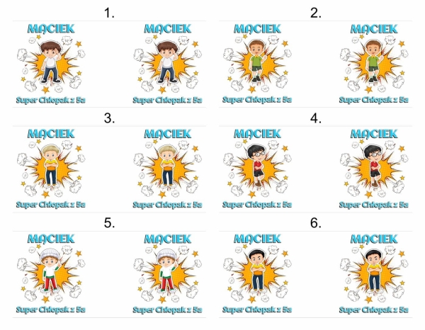 KUBEK dla kolegów z klasy dla SUPER CHŁOPAKA z imieniem MegaPrezencik