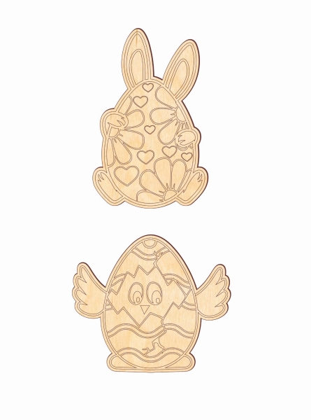 Kreatywne jajko pisanki z drewnianej sklejki. Jajko do malowania MegaPrezencik