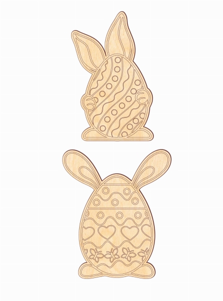 Kreatywne jajko pisanki z drewnianej sklejki. Jajko do malowania MegaPrezencik