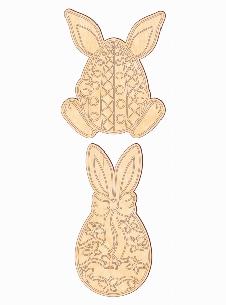 Kreatywne jajko pisanki z drewnianej sklejki. Jajko do malowania MegaPrezencik