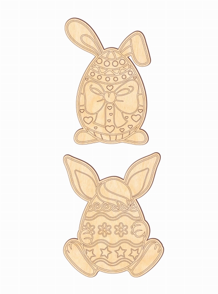 Kreatywne jajko pisanki z drewnianej sklejki. Jajko do malowania MegaPrezencik