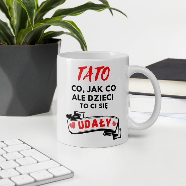 KUBEK NA DZIEŃ OJCA. TATO co, jak co ale dzieci to Ci się UDAŁY. MegaPrezencik