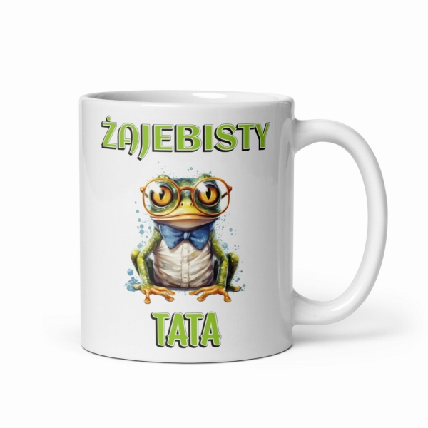 KUBEK CERAMICZNY PREZENT NA DZIEŃ OJCA. Żajebisty Taty