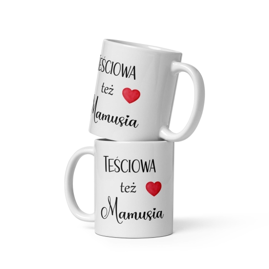 KUBEK DLA TEŚCIOWEJ PREZENT NA DZIEŃ MATKI. Teściowa też Mamusia