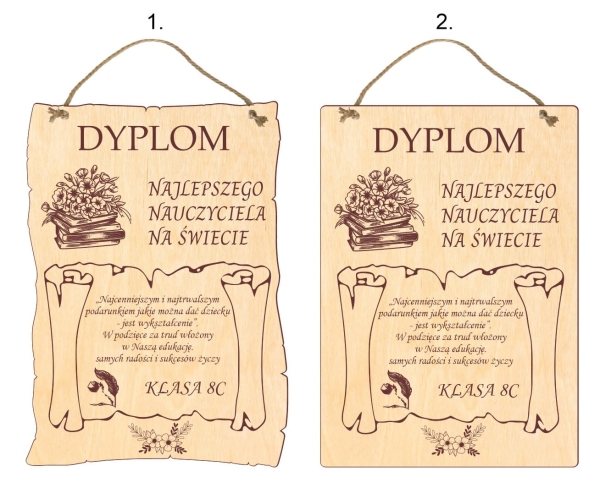 Dyplom dla Najpepszego Nauczyciela. Dzień Edukacji Narodowej