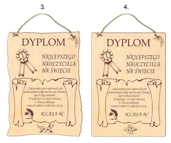 Dyplom dla Najpepszego Nauczyciela. Dzień Edukacji Narodowej