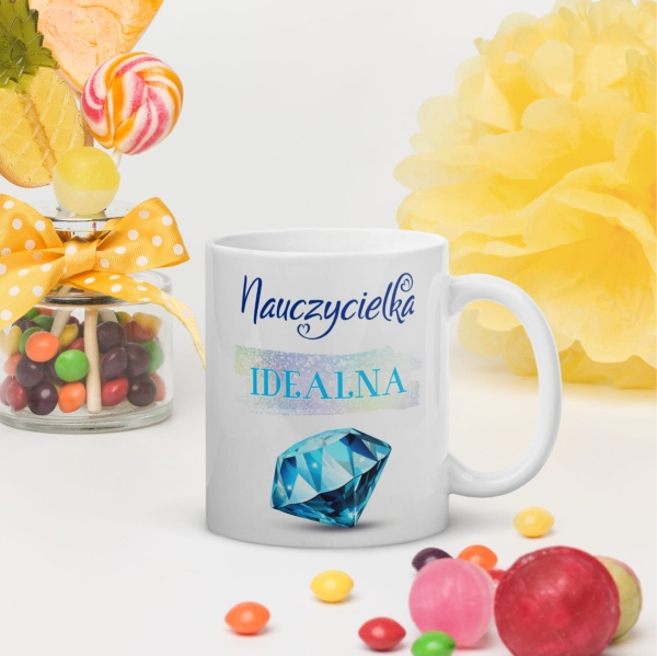 Kubek idealny Nauczyciel i idealna Przedszkolanka. Prezent na Dzień nauczyciela Megaprezencik