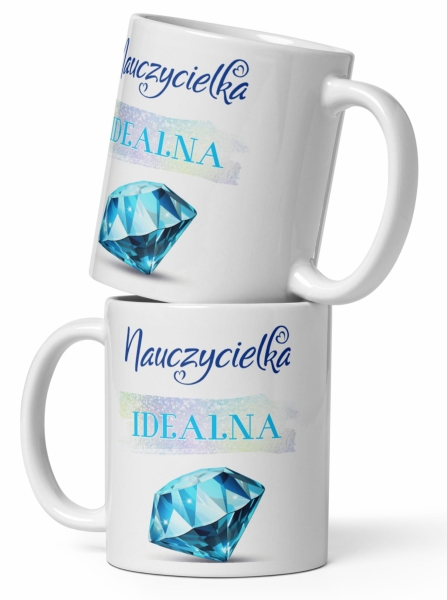 Kubek idealny Nauczyciel i idealna Przedszkolanka. Prezent na Dzień nauczyciela Megaprezencik