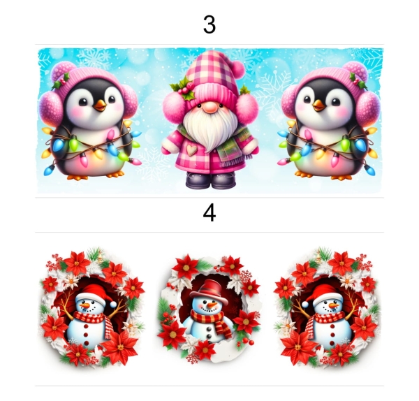 Kubek świąteczny z grafiką bajkowych i słodkich postaci - idealny dla dzieci MegaPrezencik