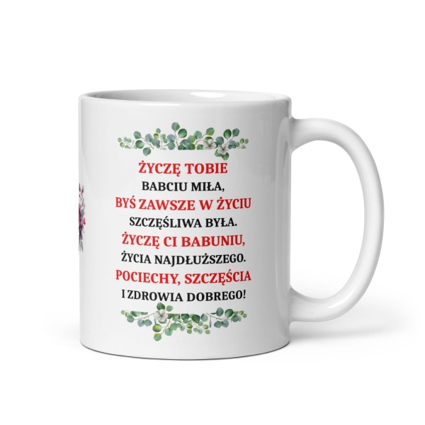 Kubek dla Babci z personalizacją. Kubek z napisem Najlepsza Babcia MegaPrezencik