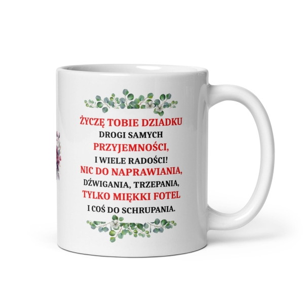 Kubek dla Dziadka z personalizacją. Kubek z napisem Najlepszy Dziadek MegaPrezencik