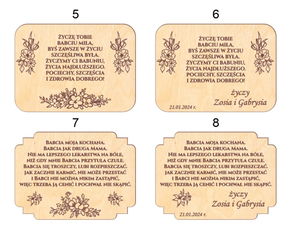 Personalizowane pudełko Herbaciarka prezent na Dzień Babci i Dziadka Mega Prezencik