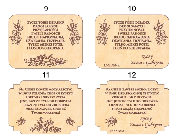 Personalizowane pudełko Herbaciarka prezent na Dzień Babci i Dziadka Mega Prezencik