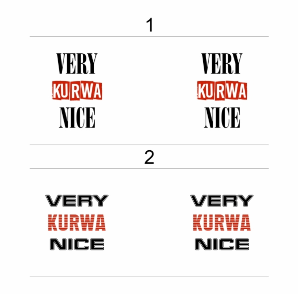 VERY KU*WA NICE śmieszny kubek do kawki z zabawnym oldskulowym napisem Mega Prezencik