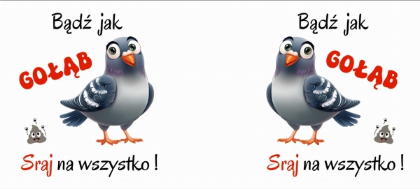 Bądź jak Gołąb sraj na wszystko MegaPrezencik
