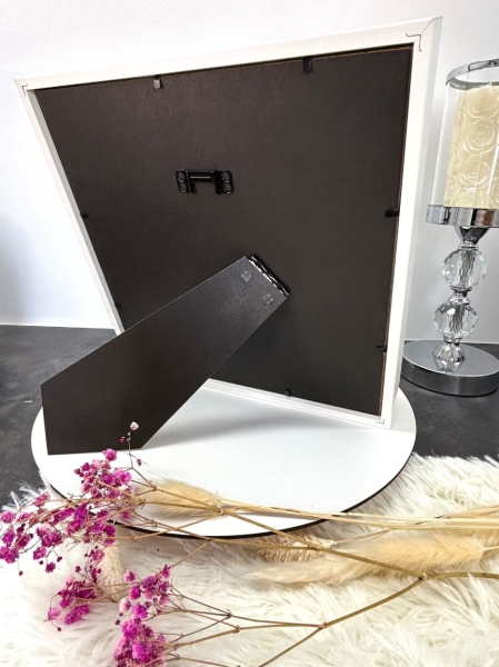 Głęboka Biała Ramka 3D – Idealne Podziękowanie dla Rodziców na Ślub i Rocznicę MegaPrezencik