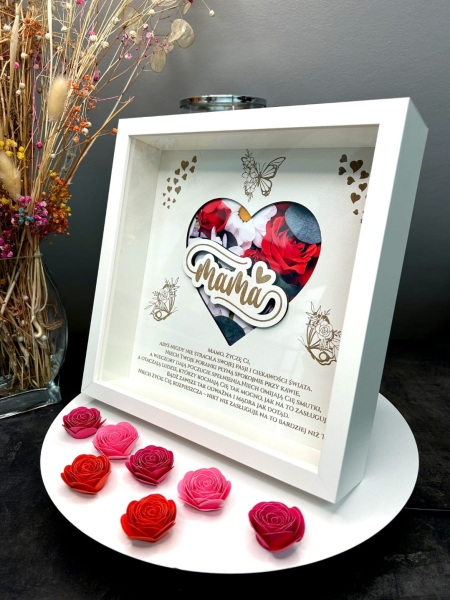 Personalizowana Ramka 3D – Wyjątkowy Prezent na Dzień Matki Mega Prezencik
