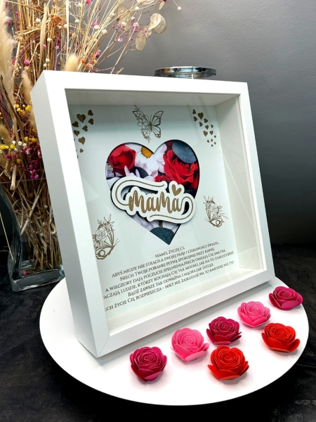 Personalizowana Ramka 3D – Wyjątkowy Prezent na Dzień Matki Mega Prezencik