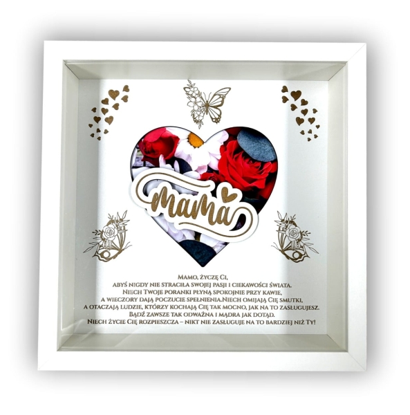 Personalizowana Ramka 3D – Wyjątkowy Prezent na Dzień Matki Mega Prezencik