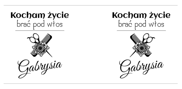 Złoty Kubek Personalizowany dla Fryzjerki – "Kocham życie brać pod włos" – Prezent z Imieniem Mega Prezencik