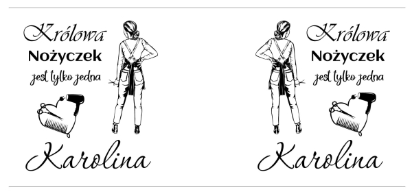 Złoty Kubek dla Fryzjerki z Imieniem – Królowa Nożyczek – Personalizowany Prezent dla Stylistki Fryzur Mega Prezencik